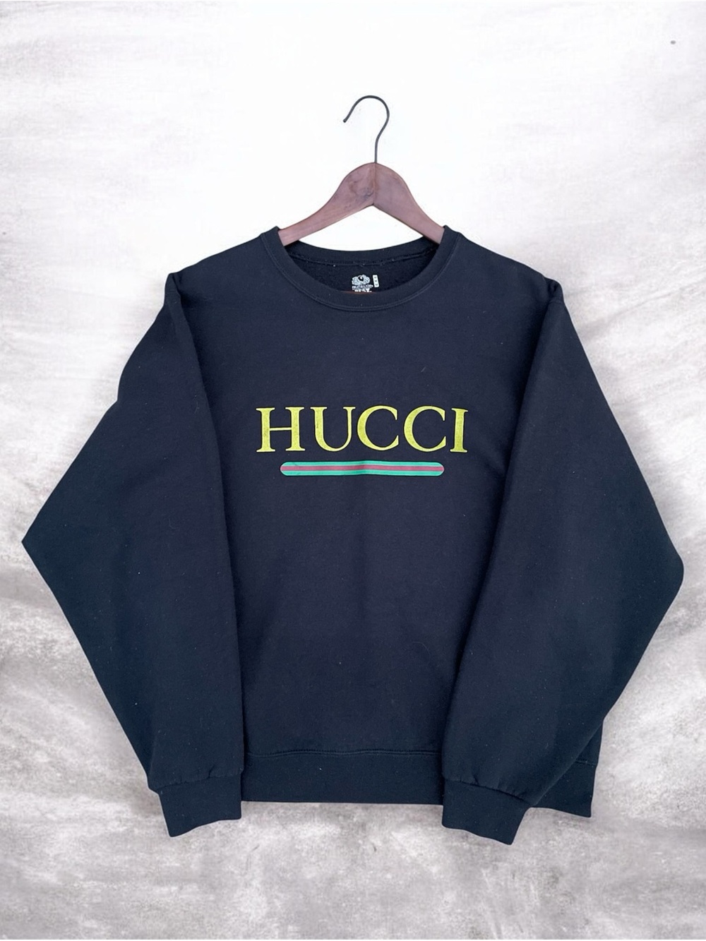 Hucci Crewneck Sweatshirt Rare EDM Trap Merch